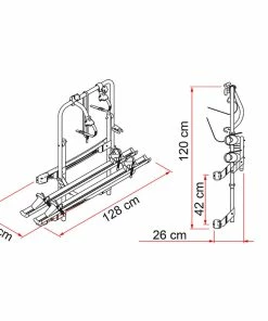 Fiamma 200 DJ Sprinter - Crafter Bike Rack 2006 Onwards -Sandbanks Shop 02093B93A d1 79180.1663943778