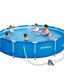 Bestway 12ft Steel Pro MaxSteel Frame Above Ground Swimming Pool