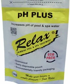 Relax 1kg PH Plus Swimming Pool Chemical Granules Pouch