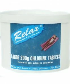 Relax 200g Large Swimming Pool Chlorine Tablets