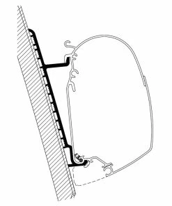 Thule Awning Bracket Kit For Omnistor 4900 & 5200 - Ducato H3 And EPDM