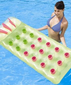 Bestway 18 Pocket Beach Bed Pool Lilo Airbed Lounger