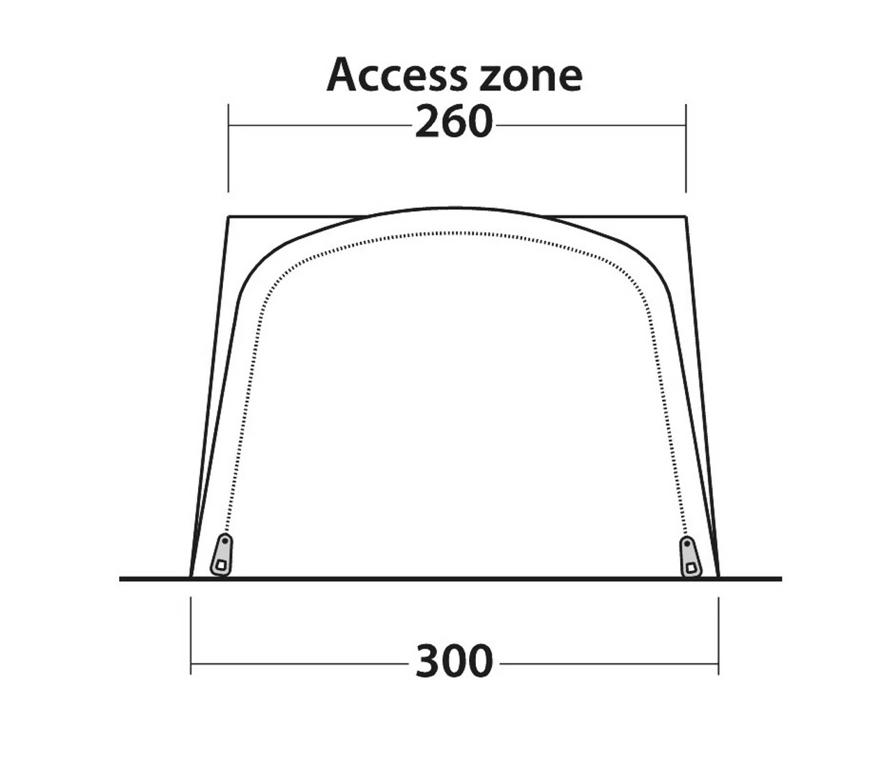 Outwell Newburg 240 Air Drive-Away Awning For Campervans 7 Outwell Newburg 240 Air Drive-Away Awning For Campervans - Image 7