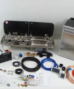 Dometic-Smev 9222 Hob And Sink, CRX50 Fridge & Sargent EC160 Complete Conversion Kit 2