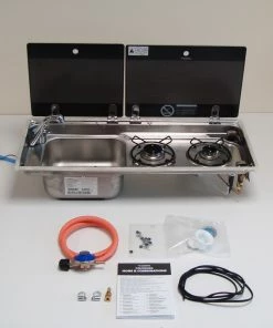 Dometic Smev 9722 Campervan Caravan Sink Hob Combi And Gaz Installation Kit