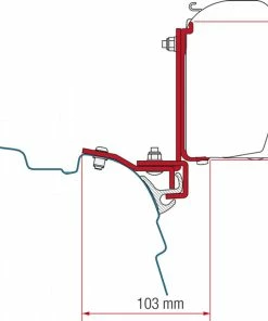 Fiamma F45S Awning & Bracket Kit For VW T5 And T6 With Pop Top Roofs 9 Fiamma F45S Awning & Bracket Kit For VW T5 And T6 With Pop Top Roofs -Sandbanks Shop 98655 590 800x600 63717.1660209089