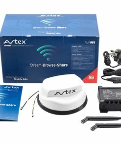 Avtex Router - 3G/4G/5G WiFi Internet Router & Antenna Kit - 12v