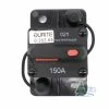 Durite 150A Flush Mount Circuit Breaker 12/24v