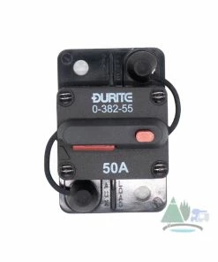 Durite 50A Flush Mount Circuit Breaker 12/24v