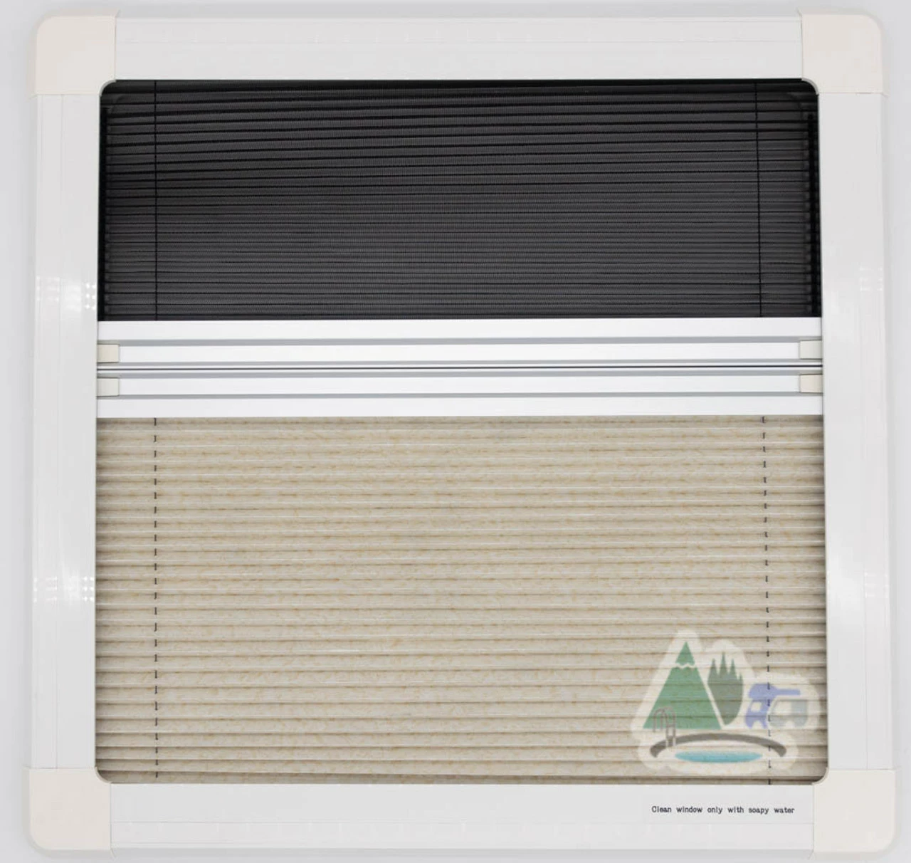 Adventurer Campervan Top Hinge Window With Blind And Fly Screen - Flush Acrylic Glass 8 Adventurer Campervan Top Hinge Window With Blind And Fly Screen - Flush Acrylic Glass - Image 8