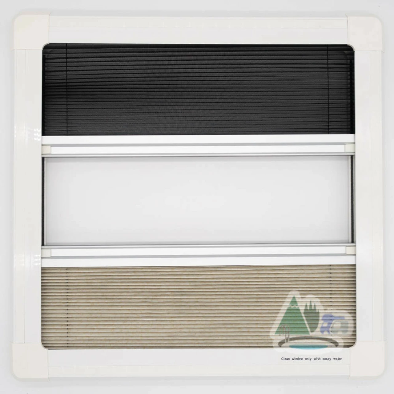 Adventurer Campervan Window With Top Hinge, Blinds & Flyscreen - Flush Acrylic Glass And Frame 15 Adventurer Campervan Window With Top Hinge, Blinds & Flyscreen - Flush Acrylic Glass And Frame - Image 15