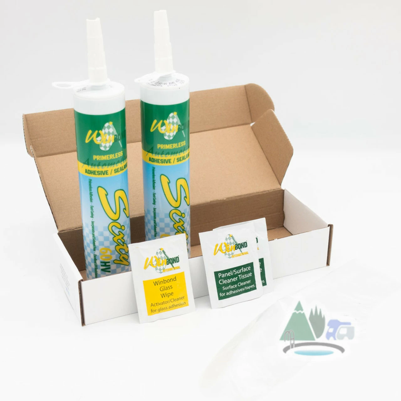 Winbond 60HV Primerless Adhesive Kit - 2 Cartridges 1 Winbond 60HV Primerless Adhesive Kit - 2 Cartridges