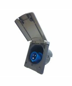 FAWO Mains Inlet With Magnetic Closure For Caravan Motorhome Campervan -Sandbanks Shop FAWO Mains Inlet With Mag Close Grey 75962.1668768126