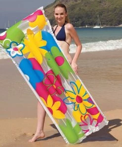 Bestway Deluxe Flowered Swimming Pool Lilo Beach Mat