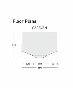 SunnCamp Inceptor Air Extreme 390 Caravan Awning -Sandbanks Shop Inceptor Air Extreme 390 floorplan 51572.1676905482