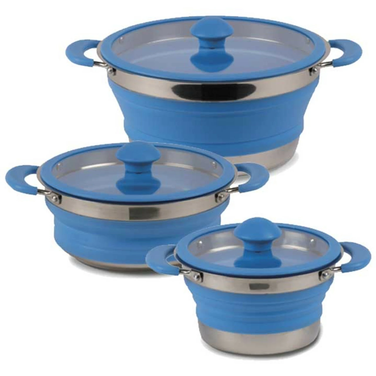 Kampa Collapsible Camping Pans 1 Kampa Collapsible Camping Pans