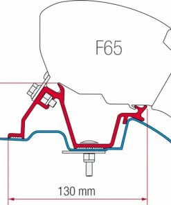 Fiamma F65/F80 VW Crafter Mercedes Sprinter High Roof Awning Bracket Kit