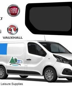 Alternative view of JLS Renault Trafic Vauxhall Vivaro LWB Glass Campervan Window - UK Driver Side Rear