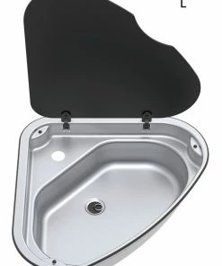 Alternative view of Thetford Spinflo Basic Line Triangular Caravan Sink