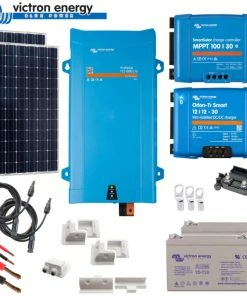Victron Energy Victron 350 Watt Solar Panel Kit With MPPT Controller, MultiPlus And DC-DC Charger