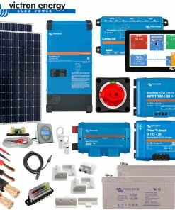 Victron Energy Victron 350 Watt Solar Panel Kit With MPPT Controller, MultiPlus II And Cerbo GX