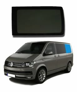 Alternative view of JLS VW T5 T6 LWB Bonded Privacy Glass Fixed Window - Rear Left Hand LWB