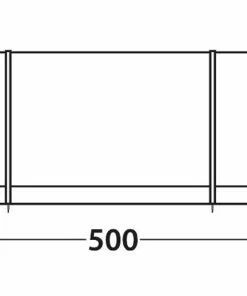 Outwell Grey Privacy Windscreen Windbreak -Sandbanks Shop Windscreen Grey Dimensions 41635.1663149153