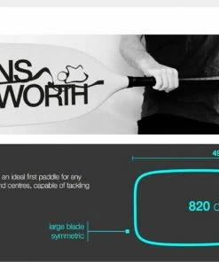 Ainsworth Paddles - Classic C100 Canoe Paddle Alloy Shaft, 145cm -Sandbanks Shop ainsworth paddles 99702.1575988835