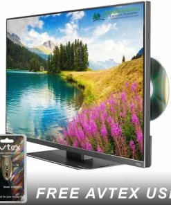 Avtex M249DRS PRO 12v LED TV With Freeview HD SAT HD DVD REC For Caravans Motorhomes