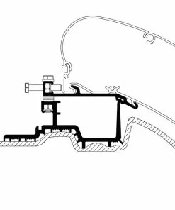 Thule Awning Bracket Kit For Omnistor 6200/6300 - Mercedes Sprinter (2007 On)/VW Crafter (2007-2016)