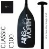 Ainsworth Paddles - Classic C100 Canoe Paddle Alloy Shaft, 145cm