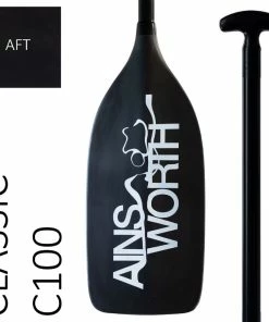 Ainsworth Paddles - Classic C100 Canoe Paddle Alloy Shaft, 145cm