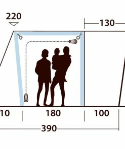 Outwell Jonesville 290SA Flex Drive Away Awning -Sandbanks Shop dimensions3 28563.1661854588