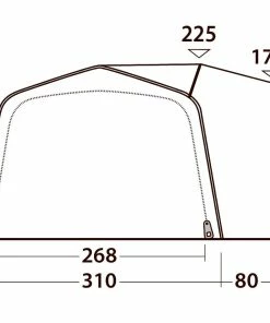 Outwell Jonesville 290SA Flex Drive Away Awning -Sandbanks Shop dimensions4 37523.1661854644