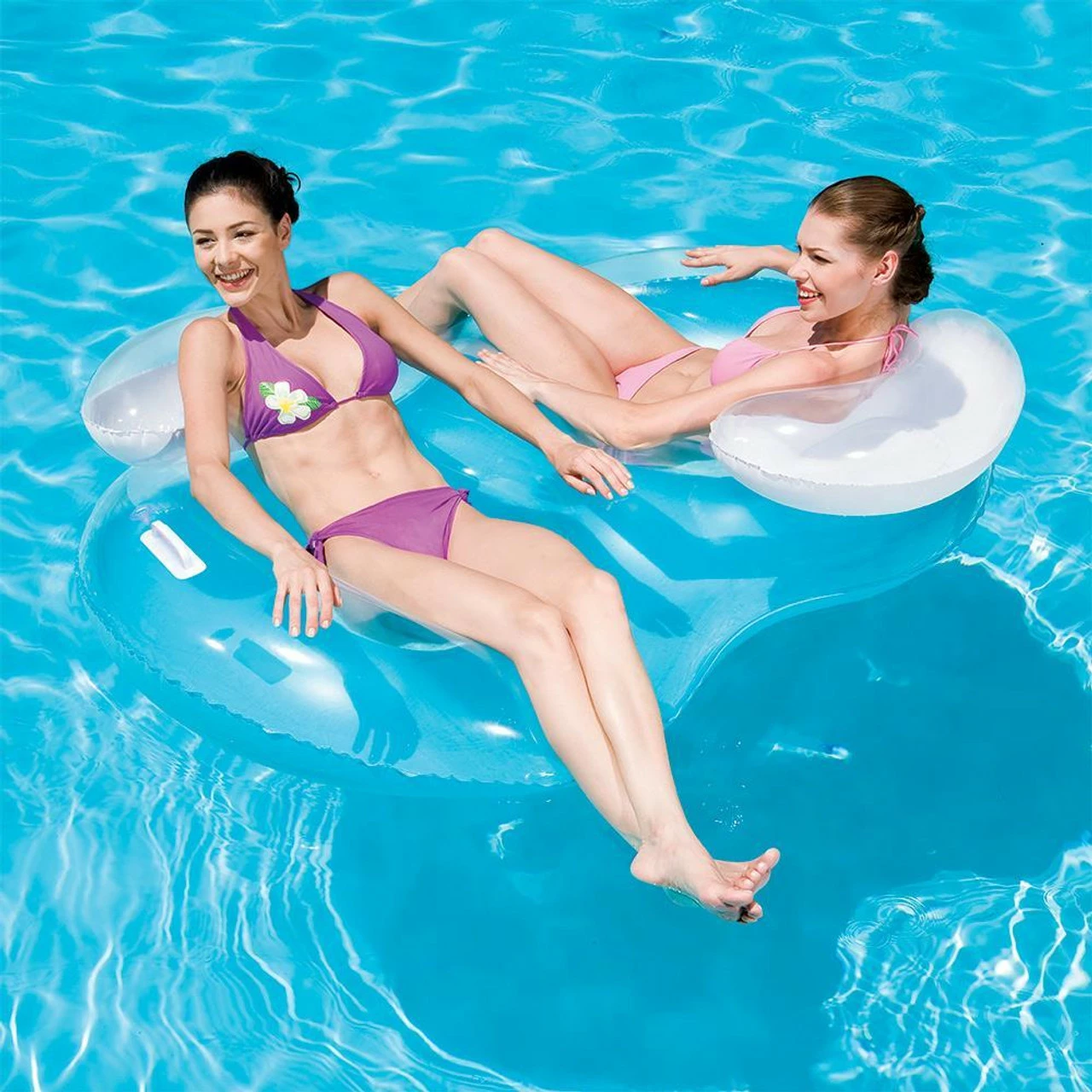Bestway Two Person Double Inflatable Swimming Pool Ring 1 Bestway Two Person Double Inflatable Swimming Pool Ring