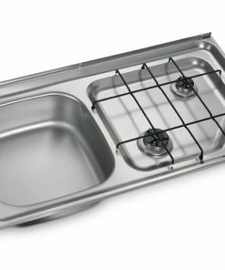 Dometic-Smev HS2421 (Smev 921) Caravan 2 Burner Hob & Sink Combination