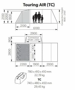 Kampa Touring AIR Drive Away Awning For Campervans -Sandbanks Shop kampa touring air 43006.1654763820