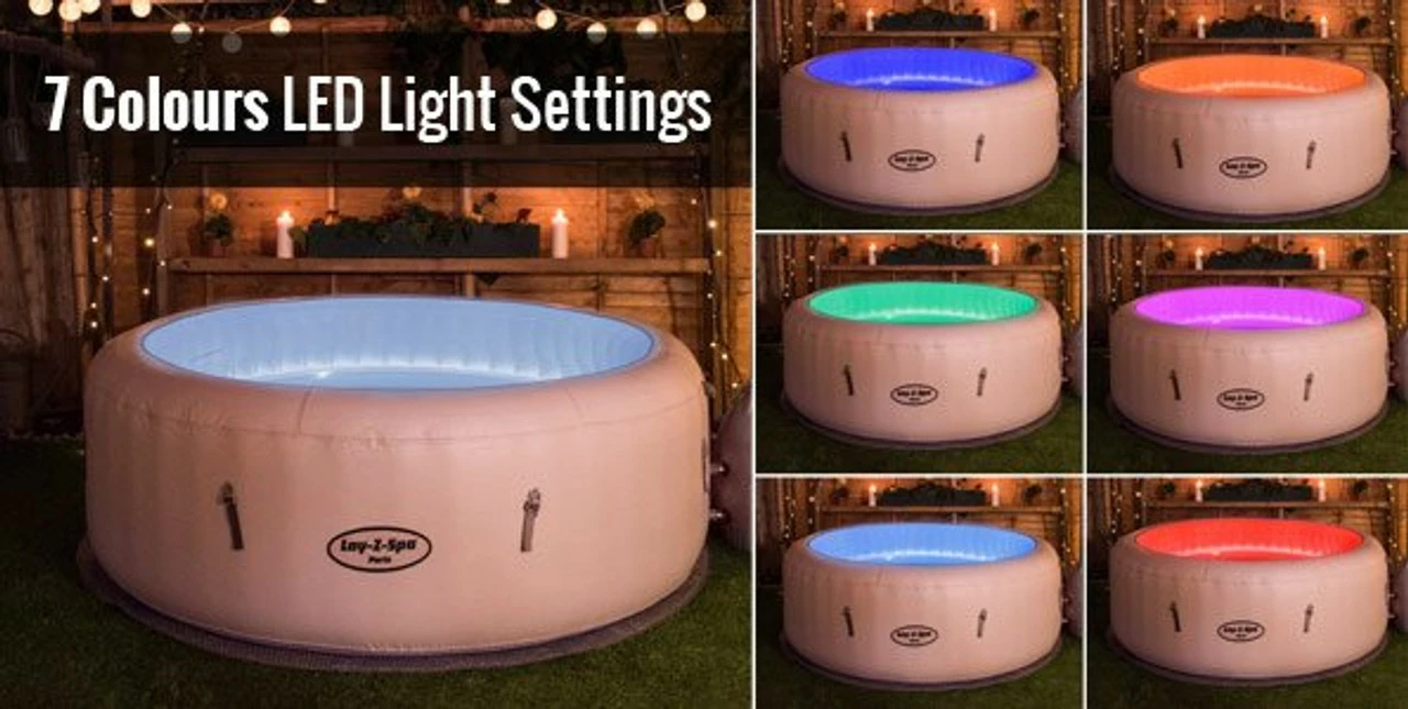 Bestway Lay Z Spa Paris Inflatable Hot Tub 7 Bestway Lay Z Spa Paris Inflatable Hot Tub - Image 7