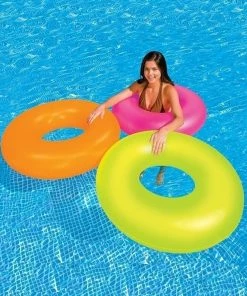 Intex Inflatable Neon Frost Tube Pool Ring