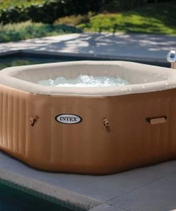 Intex Octagonal Spa Inflatable Jacuzzi Style Portable Hot Tub