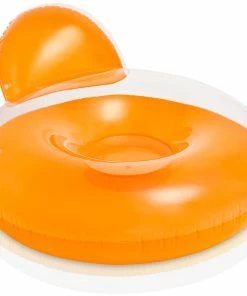 Intex Pillow Back Swimming Pool Chair Lounger -Sandbanks Shop orange pillow back 54118.1426164174