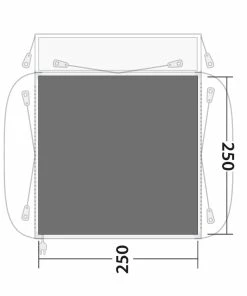 Outwell Awning Footprint For Bremburg, Milestone Or Starville -Sandbanks Shop outwell bremburg groundsheet measurements 77012.1634659047