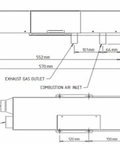 Alternative view of Propex HS2000E LPG Electric Heater