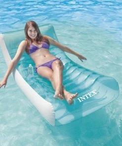 Intex Rockin' Lounge Inflatable Luxury Pool Recliner Lilo