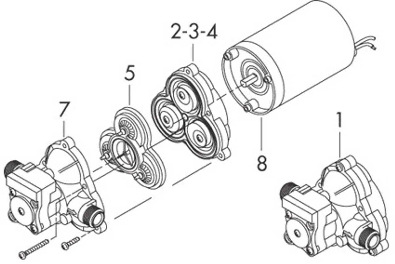 Shurflo Trail King Caravan Motorhome Pressurised Water Pump 3 Shurflo Trail King Caravan Motorhome Pressurised Water Pump - Image 3