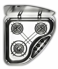 Dometic-Smev PI9003 Triangular Caravan 3 Burner Hob