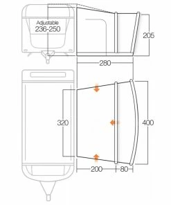 Vango Sonoma II 350cm Air Caravan Motorhome Awning -Sandbanks Shop sonoma ii 400 floorplan 68165.1530026859