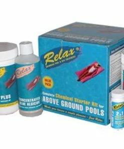 Relax Above Ground Swimming Pool Chemical Starter Kit