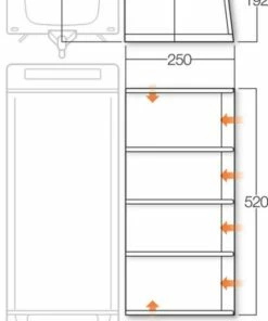 Vango Varkala Connect Caravan Airbeam Awning -Sandbanks Shop vango 2018 awnings floorplan varkala 520 77639.1511266982