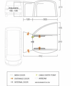 Vango Magra Air Drive Away Awning Bundle -Sandbanks Shop vango magra vw dimensions 01545.1584101228